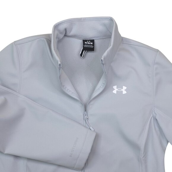 Under Armour Shield Jacket Infrared M Windproof Water-Repellent ColdGear Fitted - Picture 3 of 16